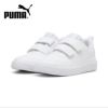 プーマ キッズ スニーカー 子供 靴 男の子 女の子 カジュアル シューズ PUMA コートフレックス V3 V PS 397642 標準幅 ブラック ホワイト ネイビー ピンク