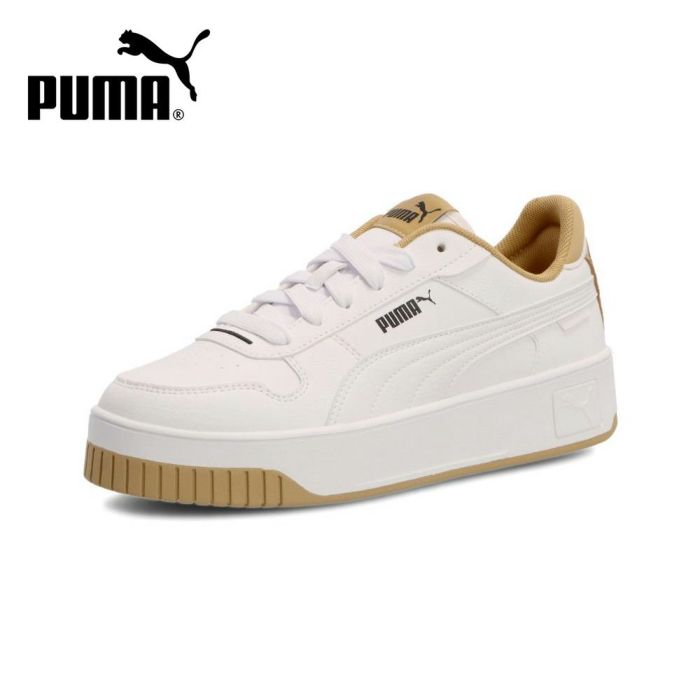 プーマ スニーカー レディース 厚底 白 シューズ PUMA キャリーナ ストリート レオ 400276 01 ホワイト レオパード ローカット |  Parade-パレード- 公式オンラインストア