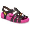 マイメロディ サンダル クロックス 女の子 crocs キッズ ハローキティ アンド フレンズ マイメロディ アンド クロミ 210114 ブラック 黒 マルチ 軽量 バックストラップ 子供靴