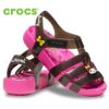 マイメロディ サンダル クロックス 女の子 crocs キッズ ハローキティ アンド フレンズ マイメロディ アンド クロミ 210114 ブラック 黒 マルチ 軽量 バックストラップ 子供靴