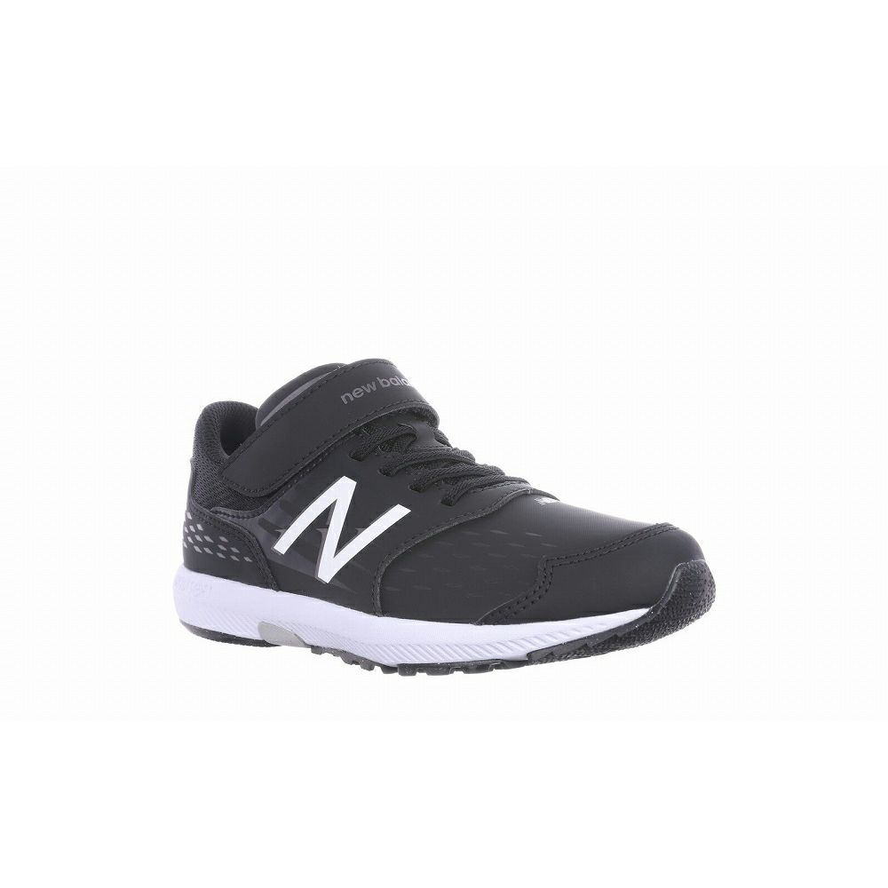 ニューバランス キッズ スニーカー 子供 靴 PXHNVS B1M ブラック ジュニア レーシングシューズ ベルクロ new balance