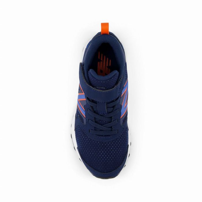 ニューバランス キッズ スニーカー 子供 靴 YU650 NB1W ネイビー ジュニア ランニングシューズ ベルクロ 軽量 W new balance