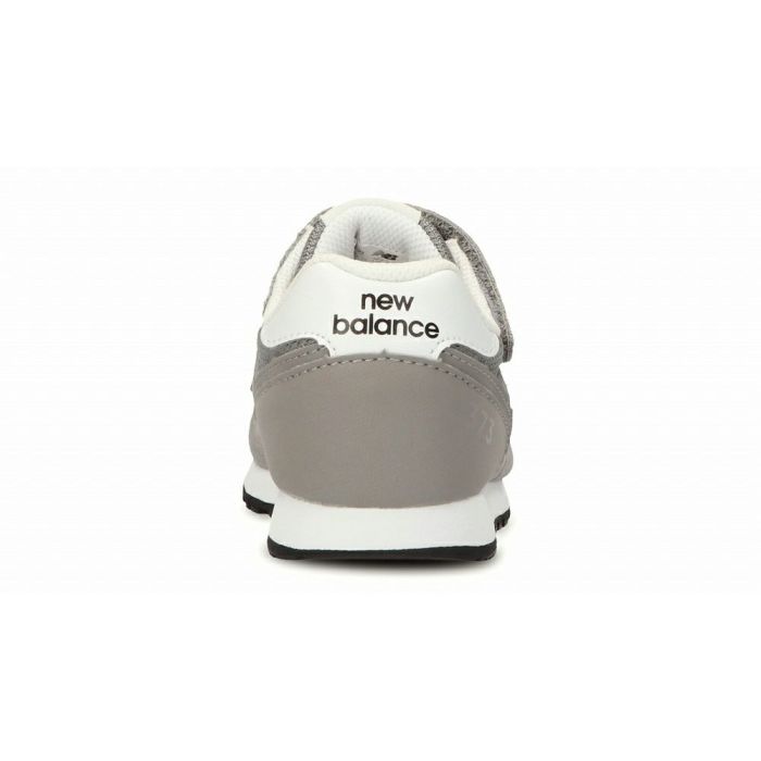 ニューバランス キッズ スニーカー 子供 靴 YV373 KG2M グレー ジュニア ゴム紐 ベルクロ クッション性 耐久性 new balance