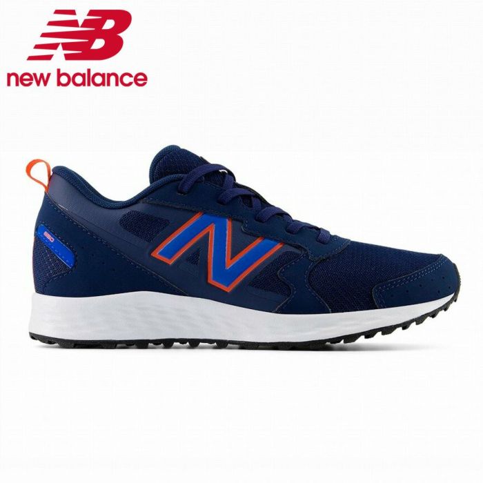 ニューバランス キッズ ジュニア スニーカー GE650 NB1 new balance ランニングシューズ 幅広 ネイビー 小学生 中学生 NB 子供 靴 運動 通学 学校 