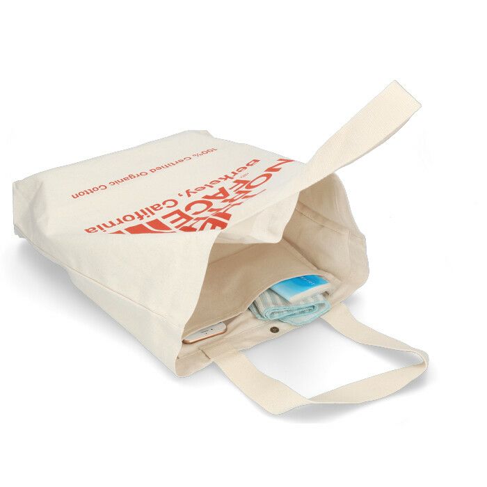 ノースフェイス トートバッグ 大きめ 大容量 オーガニックコットントート NM82260 MM トート バッグ かばん THE NORTH FACE