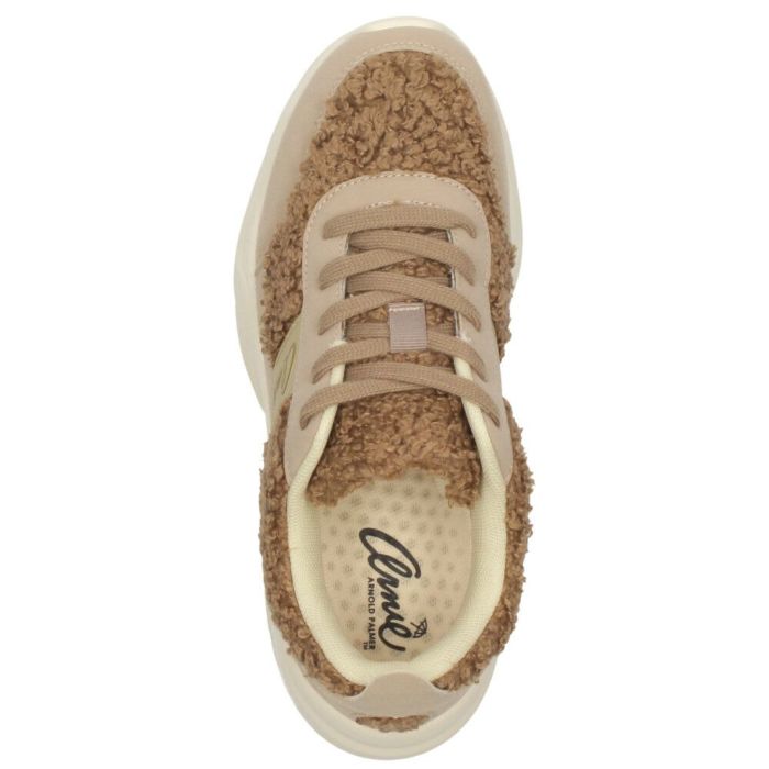 アーノルドパーマー スニーカー レディース シューズ 厚底 カジュアル ボア 紐靴 ボリュームソール ローカット AN0964 アーニー Arnie Arnold Palmer