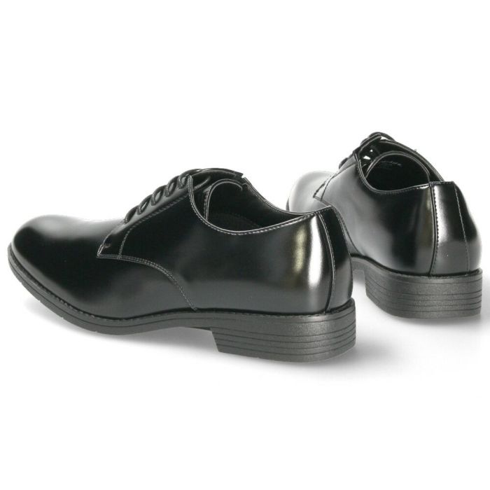 ビジネスシューズ 防水 幅広 5E EEEEE ゆったり 黒 メンズ 紳士 仕事 通勤 リクルート プレーントゥ ローファー Uチップ 合皮 Parade 4101 4102 4103 4104