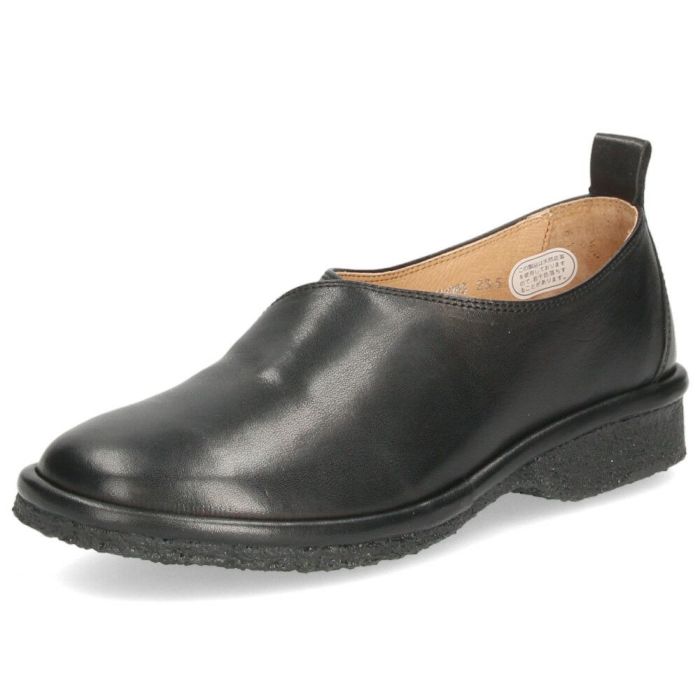 サヤ SAYA 靴 ラボキゴシ スリッポン レディース クレープ本革 51203 スリッポンシューズ ラウンドトウ プラット製法 日本製