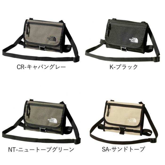 ノースフェイス バッグ ショルダー 小型 メンズ レディース ショルダーバッグ 斜め掛け サコッシュ 軽量 1L フィルデンス ギアミュゼット NM82206 黒 THE NORTH FACE 