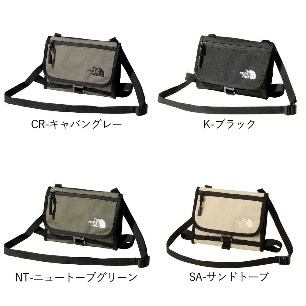 ノースフェイス バッグ ショルダー 小型 メンズ レディース ショルダーバッグ 斜め掛け サコッシュ 軽量 1L フィルデンス ギアミュゼット NM82206 黒 THE NORTH FACE 