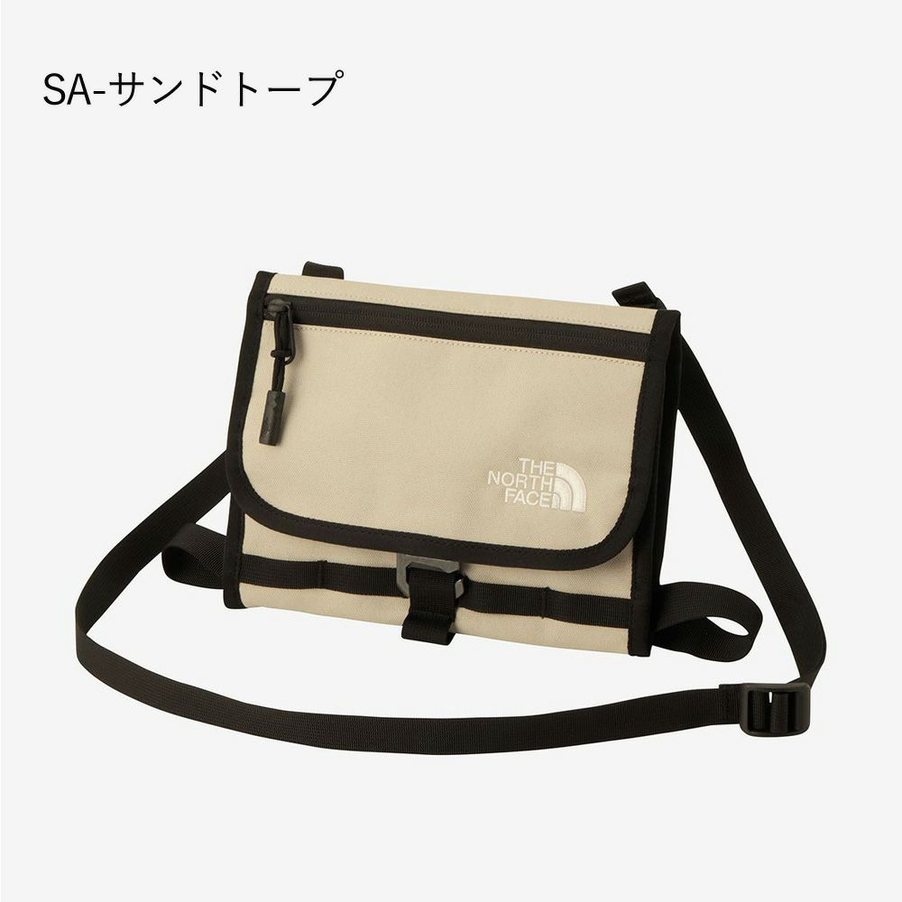 ノースフェイス バッグ ショルダー 小型 メンズ レディース ショルダーバッグ 斜め掛け サコッシュ 軽量 1L フィルデンス ギアミュゼット NM82206 黒 THE NORTH FACE 