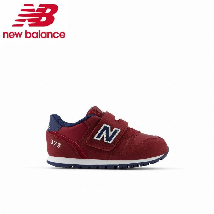 ニューバランス キッズ スニーカー ベビー シューズ 男の子 女の子 new balance IZ373 レッド 子供 靴 面ファスナー 軽量 屈曲ソール IZ373VK2W 赤