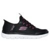 スケッチャーズ スリップインズ キッズ ジュニア SKECHERS Slip-ins スリッポン ハンズフリー 女の子 スニーカー 303919L サミッツ BLK ブラック 黒 普通幅