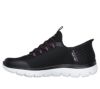 スケッチャーズ スリップインズ キッズ ジュニア SKECHERS Slip-ins スリッポン ハンズフリー 女の子 スニーカー 303919L サミッツ BLK ブラック 黒 普通幅