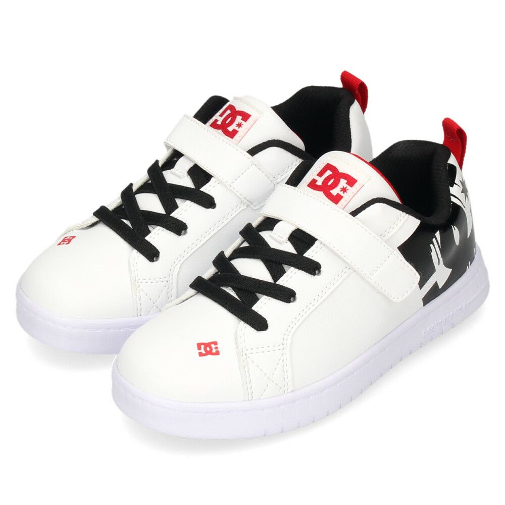 ディーシーシューズ スニーカー DC Shoes キッズ DK244602 COURT GRAFFIK LITE EV 靴 ローカット ベルクロ 軽量