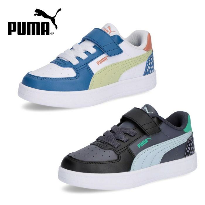 プーマ スニーカー PUMA キッズ ガールズ 397948 靴 プーマ ケーブン 2.0 PUMA FC AC+PS ベルクロ シューズ ローカット