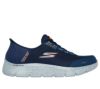 スケッチャーズ スリップインズ メンズ SKECHERS Slip-ins スリッポン ハンズフリー スニーカー 防水 靴 ゴーウォーク フレックス 216330WW BBK NVY 黒 紺 幅広