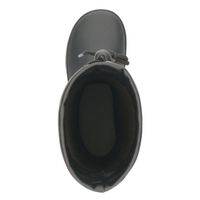 キッズ ジュニア 長靴 レインブーツ ブラック 黒 ダークブラウン フード付き 防水 防滑 通学 雨 RJ-1152M フィールドテックス FIELD texlite 子供靴 滑りにくい