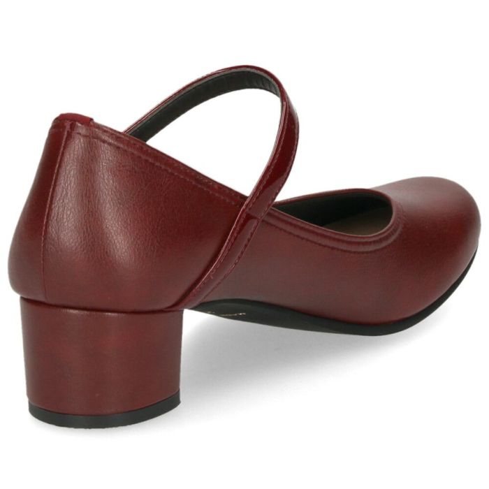 パンプス ヒール レディース 日本製 ストラップ ラウンドトゥ 黒 ブラック グレー ワイン カーキ 靴 18301 metal rouge メタルルージュ