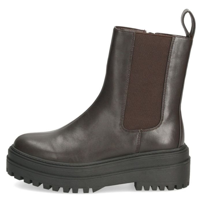 ブーツ レディース 厚底 サイドゴアブーツ サイドジップ ショートブーツ 15cm かわいい 歩きやすい マニッシュ 黒 92905 Parade