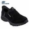 スケッチャーズ スリップインズ レディース SKECHERS Slip-ins スリッポン スニーカー スエード 180016 BBK TPE ヒルクレスト スナッピー 普通幅 アウトドア　