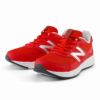 ニューバランス キッズ スニーカー 幅広 ジュニア レッド 赤 new balance YK570 TR3 紐靴 ひも 子供 ランニングシューズ 軽い クッション性 NB 靴 シューズ