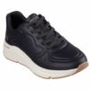 スケッチャーズ ボブス レディース シューズ スニーカー レースアップ SKECHERS 117560 黒 ブラック トープ BLK TPE クッション インソール サポート