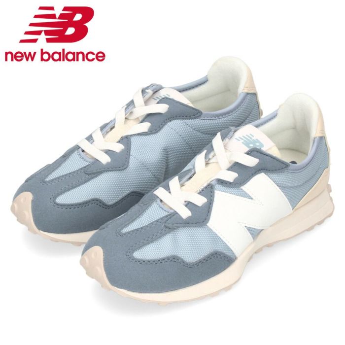 ニューバランス スニーカー キッズ ジュニア 子供 靴 ひも new balance PH327 FH M グレー ワイズM  (やや細い-標準)