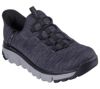 スケッチャーズ スリップインズ メンズ SKECHERS Slip-ins ワイド幅 スリッポン ハンズフリー スニーカー サミッツ AT ヘザー ピーク 237711W CHAR BLK