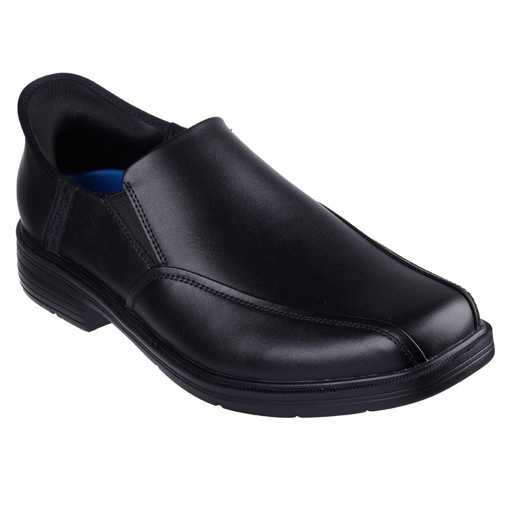 スケッチャーズ スリップインズ メンズ SKECHERS Slip-ins ビジネスシューズ スリッポン ハンズフリー リラックスドフィット 205169 BLK COG ブラック コニャック 履きやすい 靴 ノーマル幅 つま先幅広