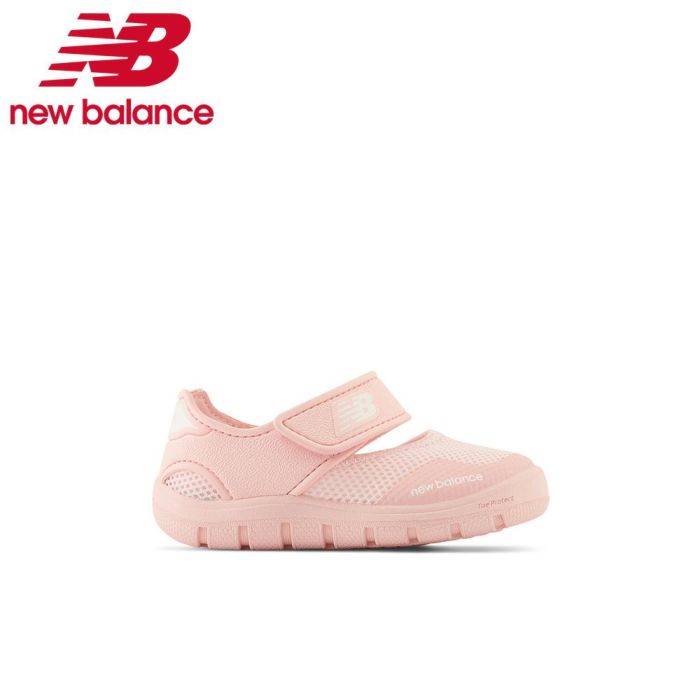 ニューバランス サンダル ベビー キッズ new balance IO208SA2 ピンク 子供靴 水陸両用 ストラップ 面ファスナー ベルクロ ワイズW