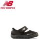 ニューバランス サンダル ベビー キッズ new balance IO208SB2 ブラック 子供靴 水陸両用 ストラップ 面ファスナー ベルクロ 黒 ワイズW