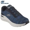 スケッチャーズ メンズ スニーカー SKECHERS Arch Fit アーチフィット 2.0 232709 TLBK BKGY ウォーキング シューズ 履きやすい ゴム紐 普通幅