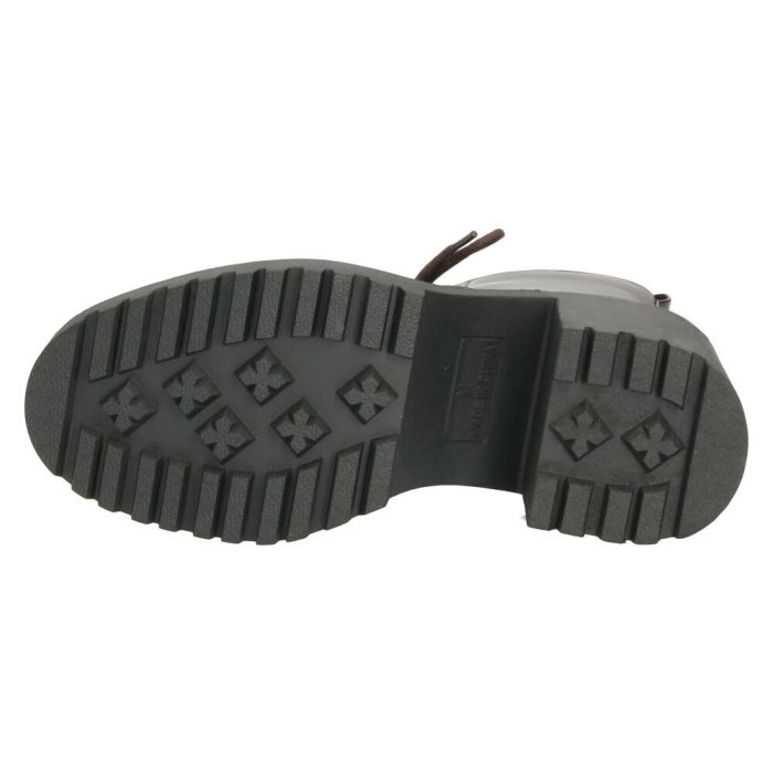 ブーツ レディース ショート 厚底 歩きやすい ボリュームソール レースアップ 内側ファスナー カジュアル クッション性 ブラック ダークブラウン パレード 4323 Parade