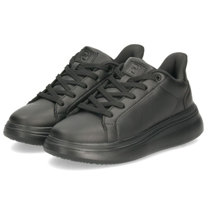 楽に履ける！ スリッポン スリップイン レディース スニーカー 軽い 厚底 履きやすい ハンズフリー レースアップ 紐靴 楽すぽっ ブラック ホワイト パレード Parade 91703