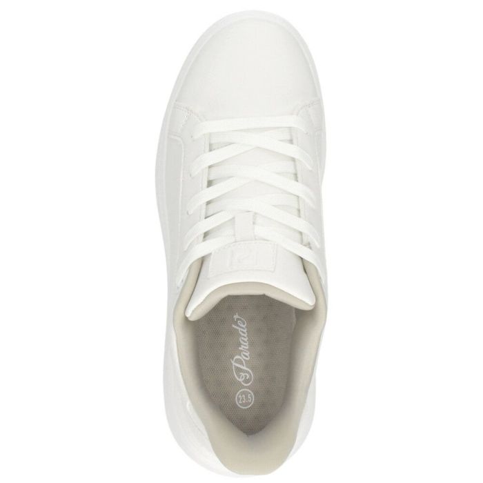 楽に履ける！ スリッポン スリップイン レディース スニーカー 軽い 厚底 履きやすい ハンズフリー レースアップ 紐靴 楽すぽっ ブラック ホワイト パレード Parade 91703