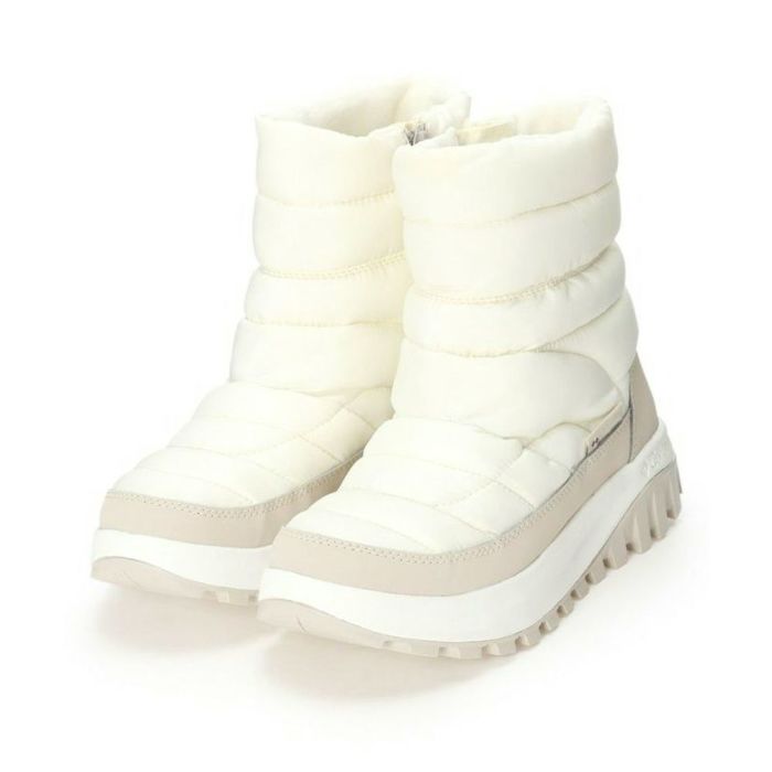 コロンビア スノーブーツ レディース ブーツ スノートロット ミッド 防寒 保温 防水 滑りにくい サイドジップ ウォータープルーフ オムニヒート ブラック 黒 ホワイト Columbia BL9165 