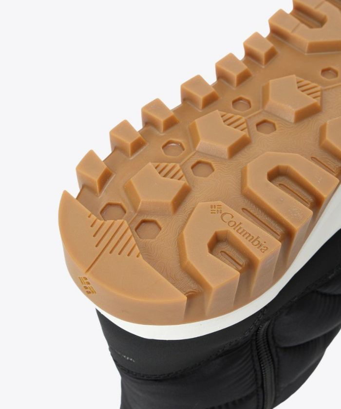 コロンビア スノーブーツ レディース ブーツ スノートロット ミッド 防寒 保温 防水 滑りにくい サイドジップ ウォータープルーフ オムニヒート ブラック 黒 ホワイト Columbia BL9165 