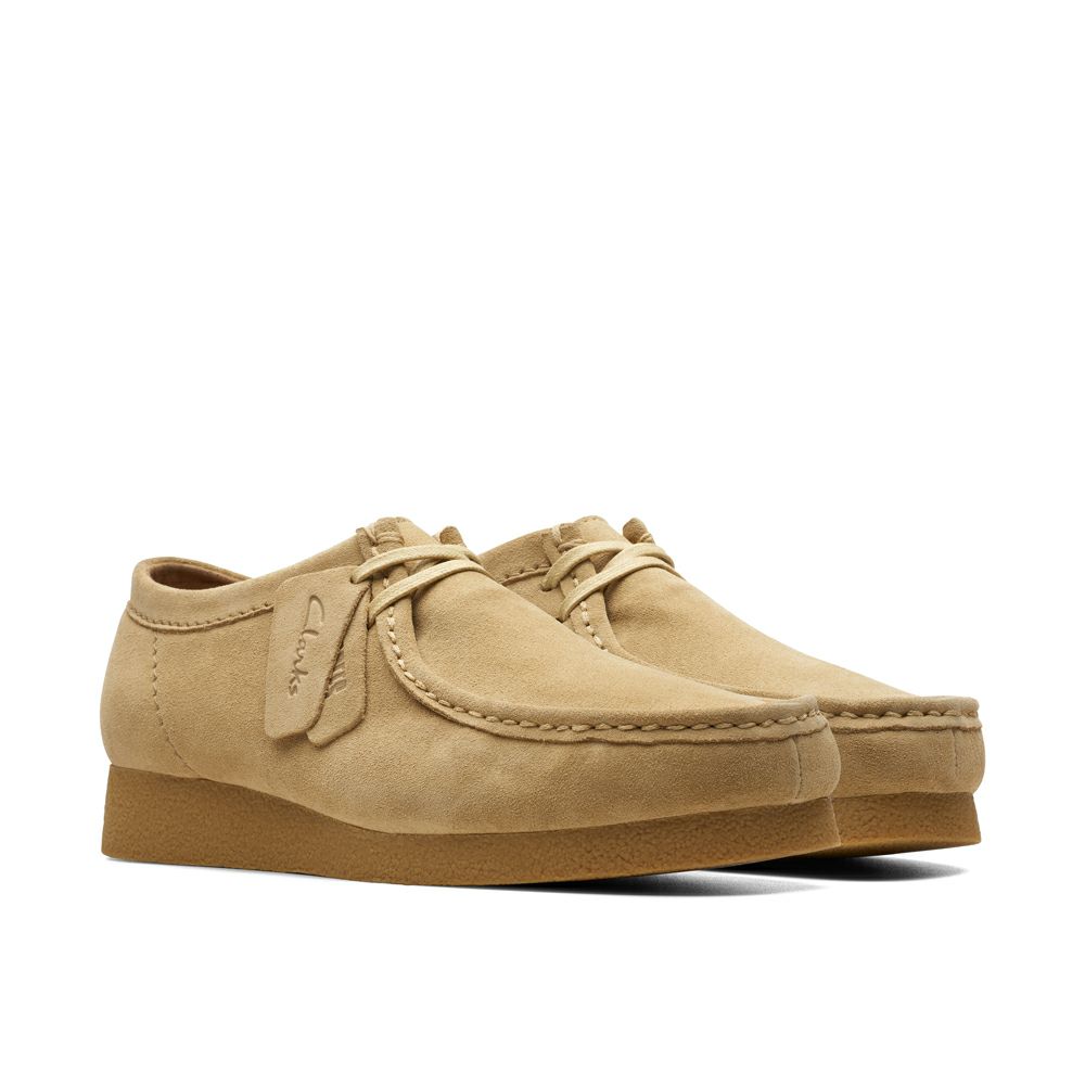 クラークス ワラビー エヴォ ウォータープルーフ 靴 モカシン 防水 撥水 26177832 26177833 26177834 Clarks