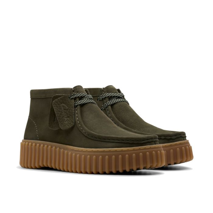 クラークス レディース 厚底 モカシン 軽い レースアップ スエード トーヒルビー モス ブラック ダークグリーン ライトタン Clarks Torhill Moss 26179359 26179356 26179360