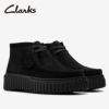 クラークス レディース 厚底 モカシン 軽い レースアップ スエード トーヒルビー モス ブラック ダークグリーン ライトタン Clarks Torhill Moss 26179359 26179356 26179360