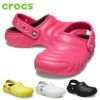 クロックス レディース メンズ crocs クラシック ラインド オーバーパフ クロッグ CLASSIC LINED OVERPUFF CLOG 210059 かわいい おしゃれ 男女兼用 ドラゴンフルーツ サイバーイエロー ホワイト ブラック 黒 白 履きやすい 軽量 やわらかい