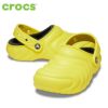 クロックス レディース メンズ crocs クラシック ラインド オーバーパフ クロッグ CLASSIC LINED OVERPUFF CLOG 210059 かわいい おしゃれ 男女兼用 ドラゴンフルーツ サイバーイエロー ホワイト ブラック 黒 白 履きやすい 軽量 やわらかい