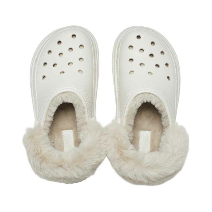 クロックス レディース 厚底 かわいい crocs ストンプ ラインド クロッグ STOMP LINED CLOG 208546 軽量 チャンキーソール ブラック ホワイト 黒 白 ふわふわ