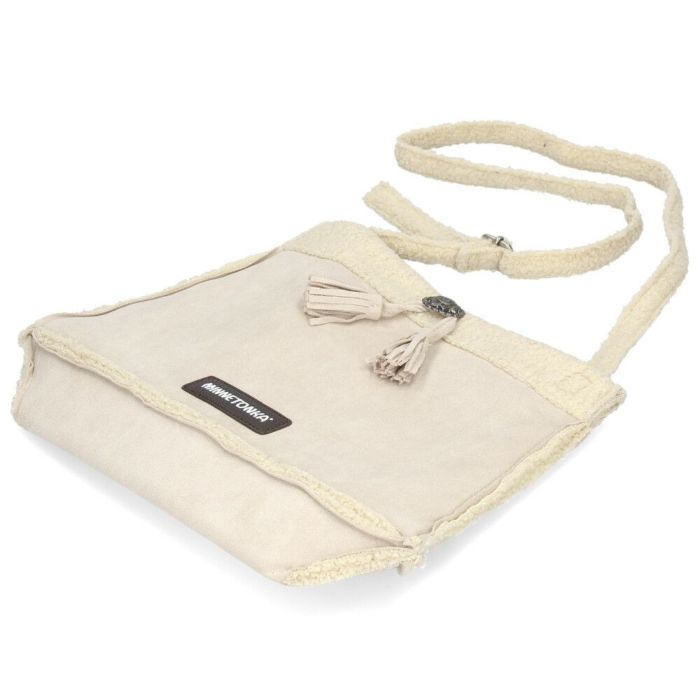 ミネトンカ ショルダーバッグ レディース バッグ おしゃれ 肩掛け スエード ボア 806773 ブラウン ブラック アイボリー 茶色 白 デイリーユース かばん MINNETONKA