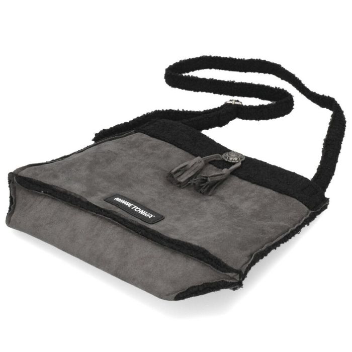 ミネトンカ ショルダーバッグ レディース バッグ おしゃれ 肩掛け スエード ボア 806773 ブラウン ブラック アイボリー 茶色 白 デイリーユース かばん MINNETONKA