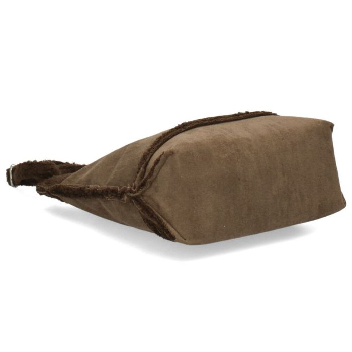 ミネトンカ ショルダーバッグ レディース バッグ おしゃれ 肩掛け スエード ボア 806773 ブラウン ブラック アイボリー 茶色 白 デイリーユース かばん MINNETONKA