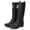モズ レインブーツ 長靴 レディース 雪 防水ブーツ ロング MOZ 8035 黒 ネイビー アイボリー スノーブーツ 防寒 あったかい