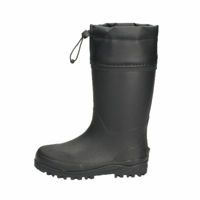 長靴 キッズ 男の子 女の子 雪 雨 滑りにくい フード 屈曲性 柔らかい 通学 スノーブーツ レインブーツ 防水 防寒 ブラック PARADE 1006