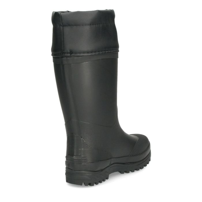 長靴 キッズ 男の子 女の子 雪 雨 滑りにくい フード 屈曲性 柔らかい 通学 スノーブーツ レインブーツ 防水 防寒 ブラック PARADE 1006